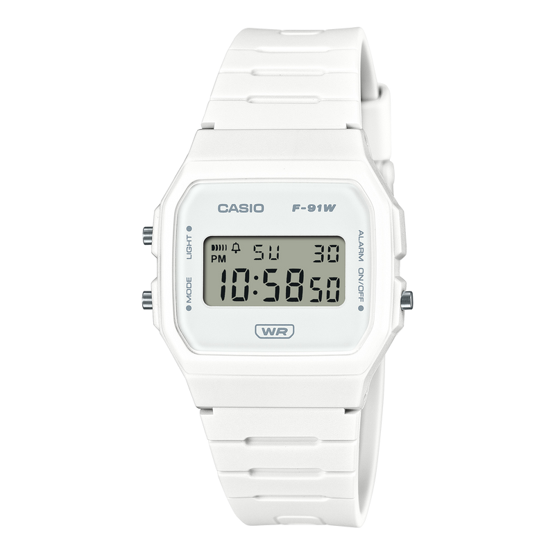 Casio White Resin Band Watch F91WB-7A