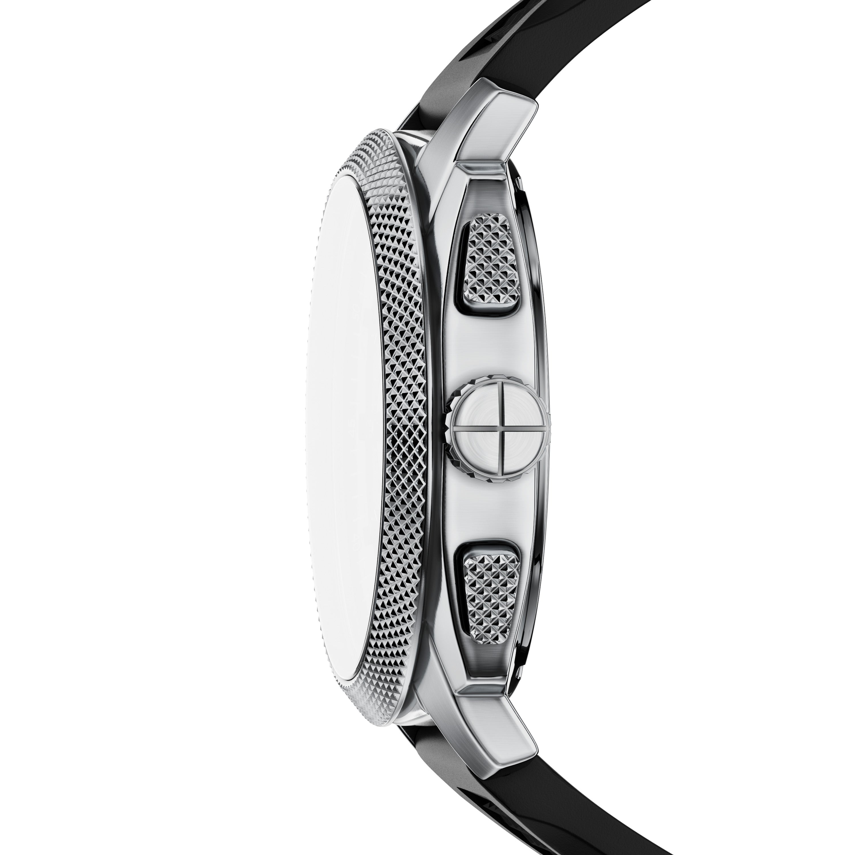 Fossil Machine Chronograph Black Silicone Watch FS6145SET