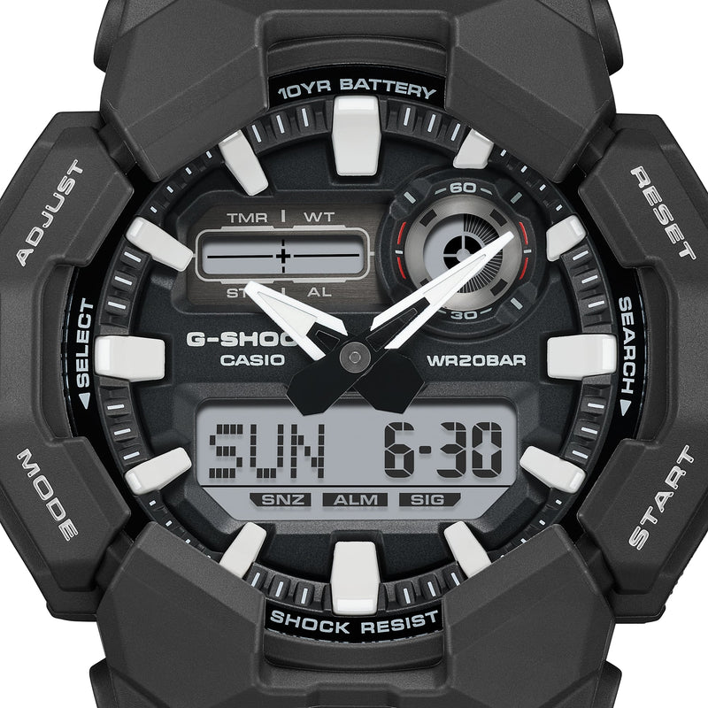 G-Shock Analog Digital Black Resin Band Watch GA010-1A