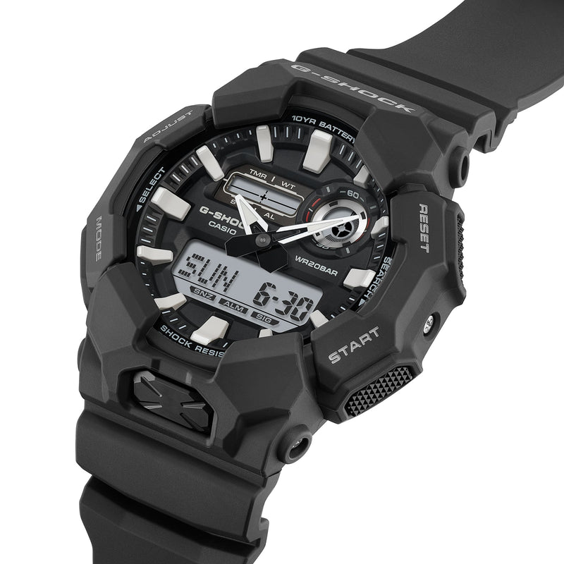 G-Shock Analog Digital Black Resin Band Watch GA010-1A