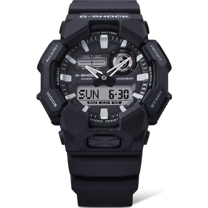 G-Shock Analog Digital Black Resin Band Watch GA010-1A