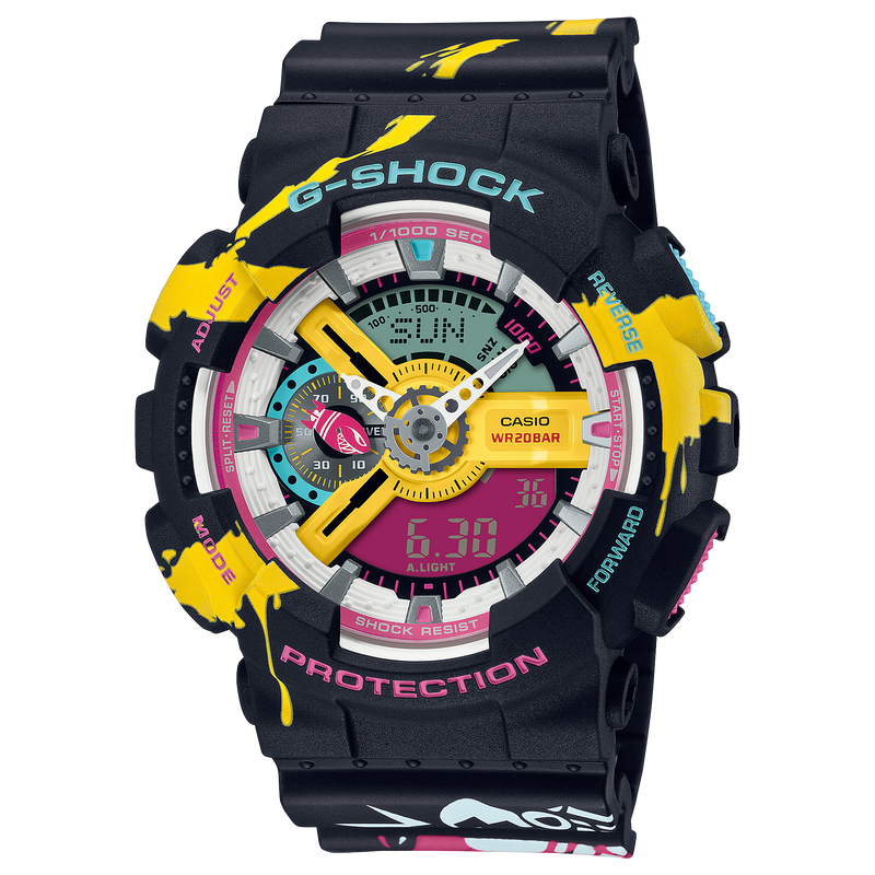 League of Legends Special Edition G-Shock GA110LL-1A Watch with Jinx Theme