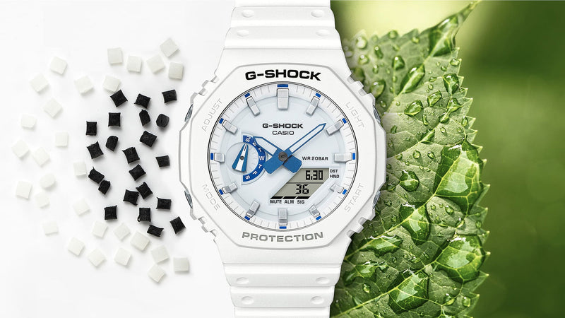 G-Shock Duo Sea of Star Glow White Resin Band Watch GA2100HDS-7A