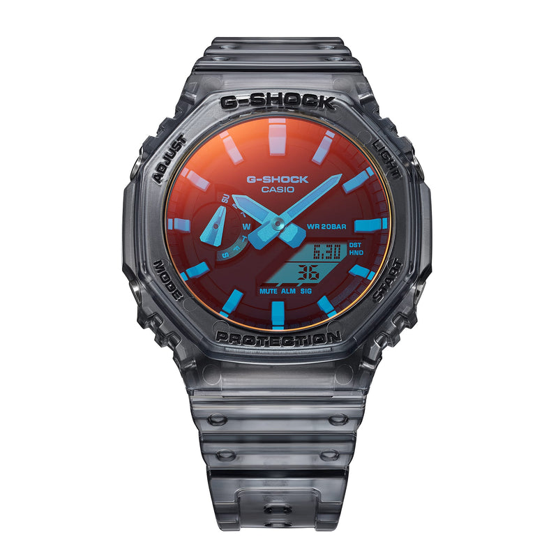 G-Shock Analog Digital Transparent Resin Band Watch GA2100TLS-8A