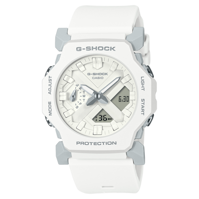 G-Shock Analog Digital White Resin Band Watch GA2300-7A