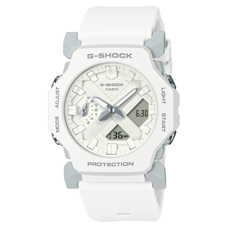 G-Shock Analog Digital White Resin Band Watch GA2300-7A