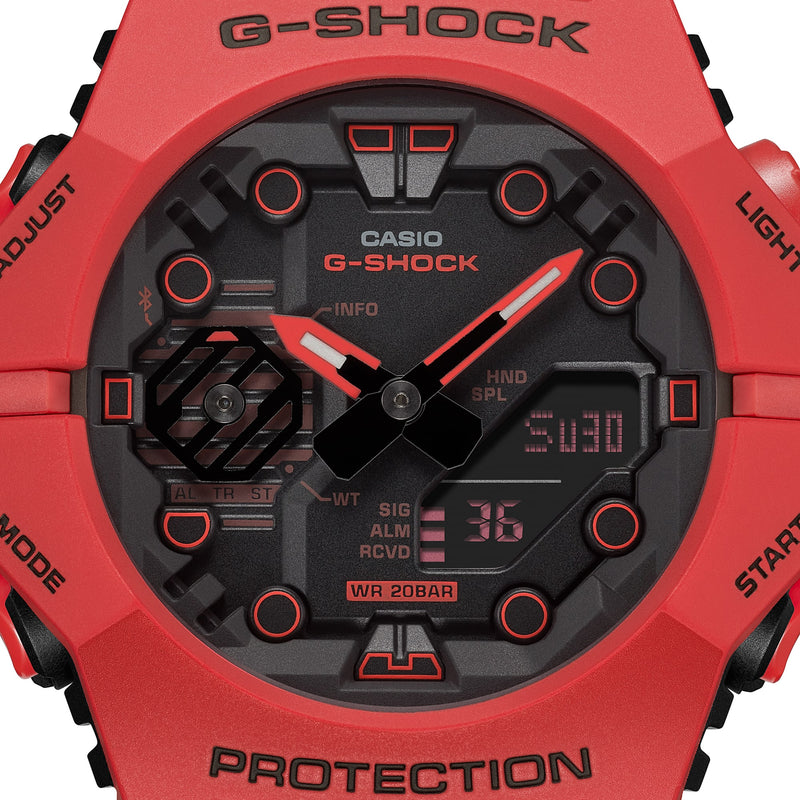 G-Shock Analog Digital Red Resin Band Watch GAB001-4A