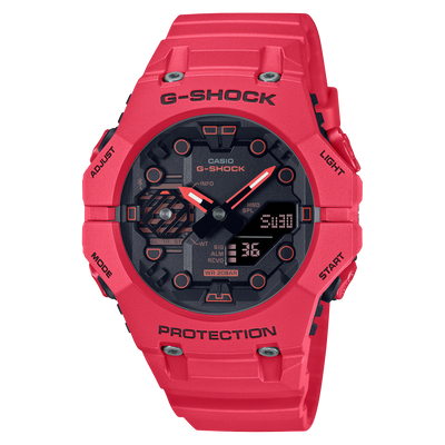 G-Shock Analog Digital Red Resin Band Watch GAB001-4A