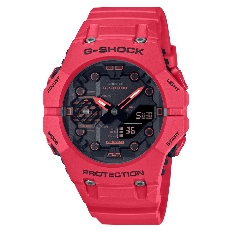 G-Shock Analog Digital Red Resin Band Watch GAB001-4A