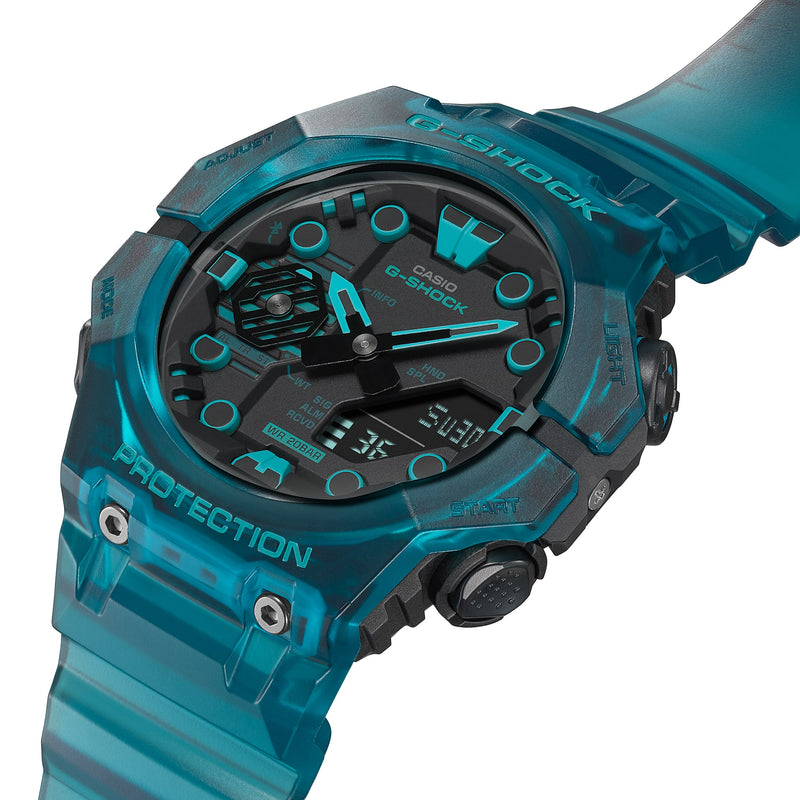 G-Shock Analog Digital DUO Blue Resin Band Watch GAB001G-2A