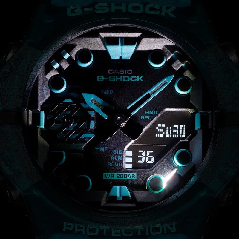 G-Shock Analog Digital DUO Blue Resin Band Watch GAB001G-2A