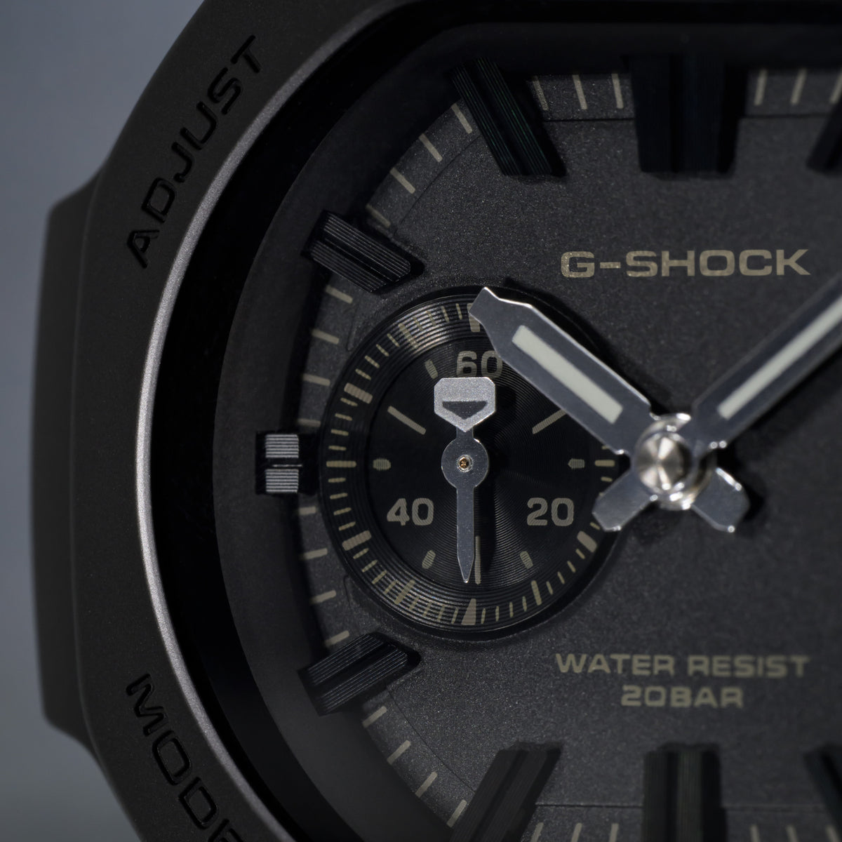 G-Shock 2500 Series Black GAC2500-1A analogue watch, lifestyle image