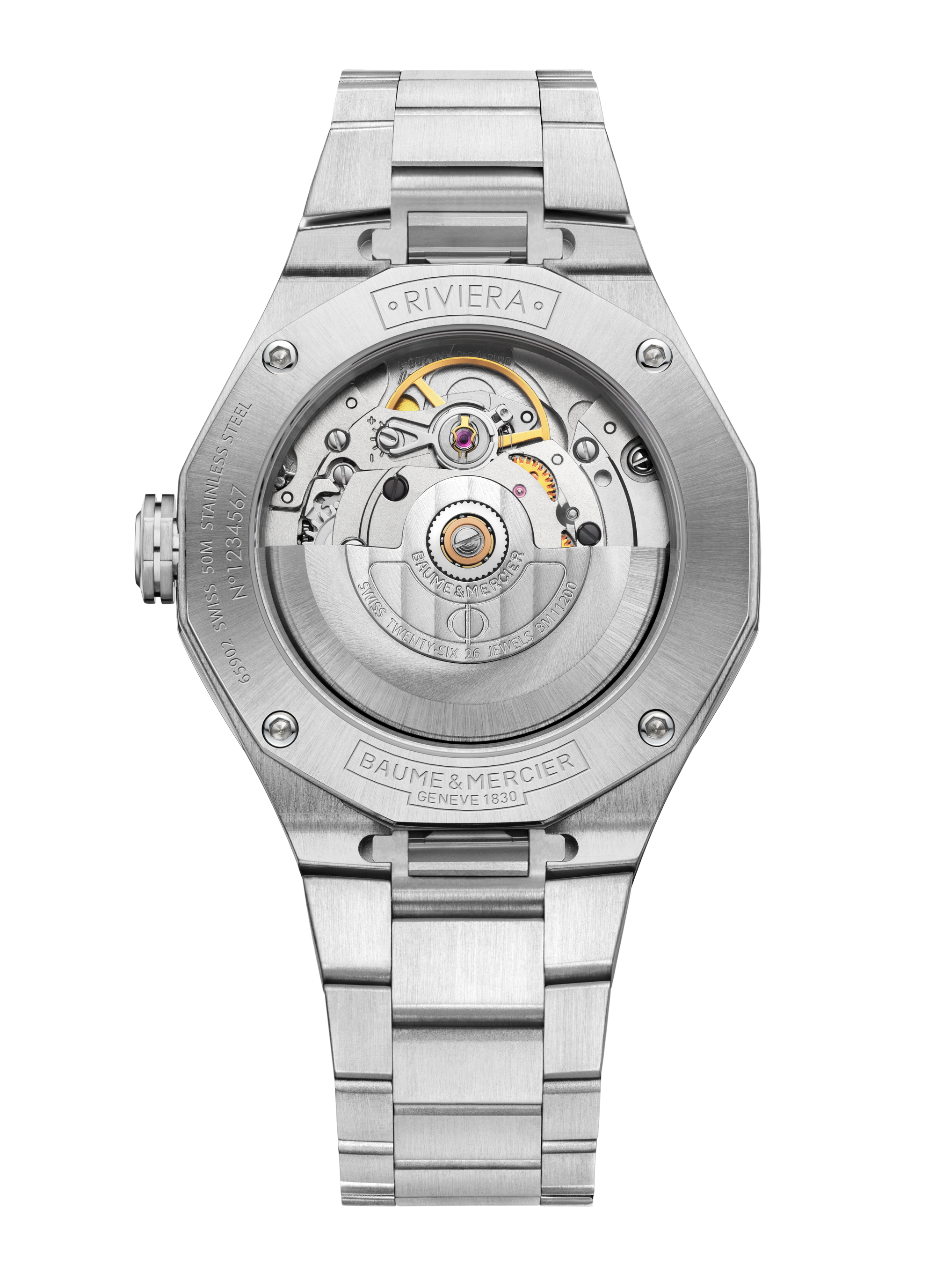 Baume & Mercier Riviera 36mm Automatic Women's Watch with Terracotta Dial M0A10764