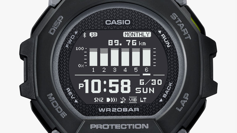 G-Shock G- Squad Black Resin Band Watch GBD300-1D