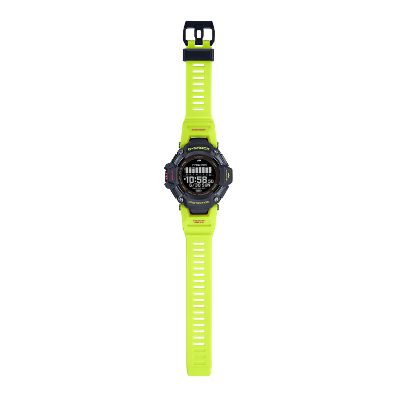 G-Shock Smart Heart Rate Green Resin Strap Watch GBDH2000-1A9