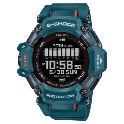 G-Shock Smart Heart Rate Blue Resin Strap Watch GBDH2000-2D