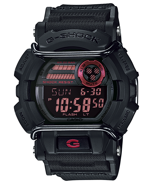 G-Shock Digital Protect Black Resin Band Watch GD400-1D