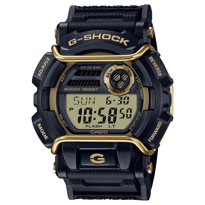 G-Shock Digital Protect Black Resin Band Watch GD400GB-1B2