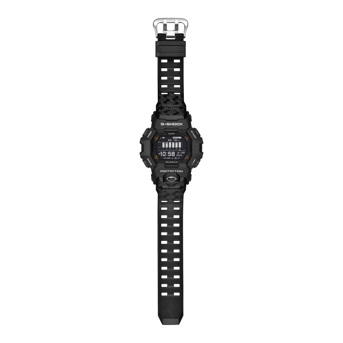 G-Shock Master of G Mudman Digital Black Resin Band Watch GDGB100-1D