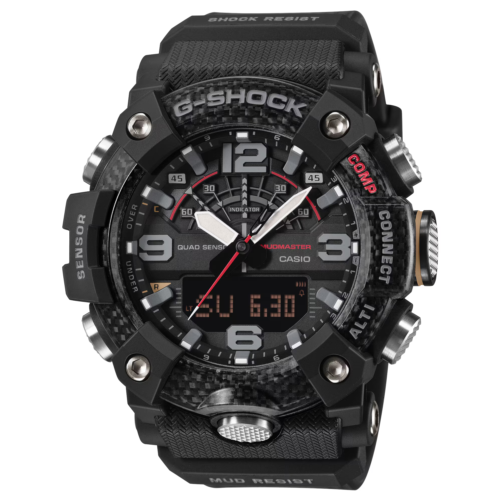 G-Shock Master Of G Mudmaster Black Rubber Band Watch GGB100X-1A