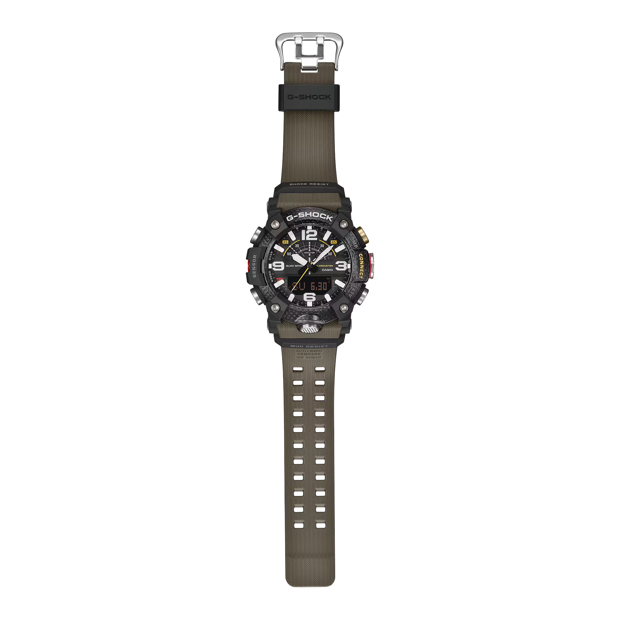 G-Shock Master Of G Mudmaster Green Rubber Band Watch GGB100X-1A3