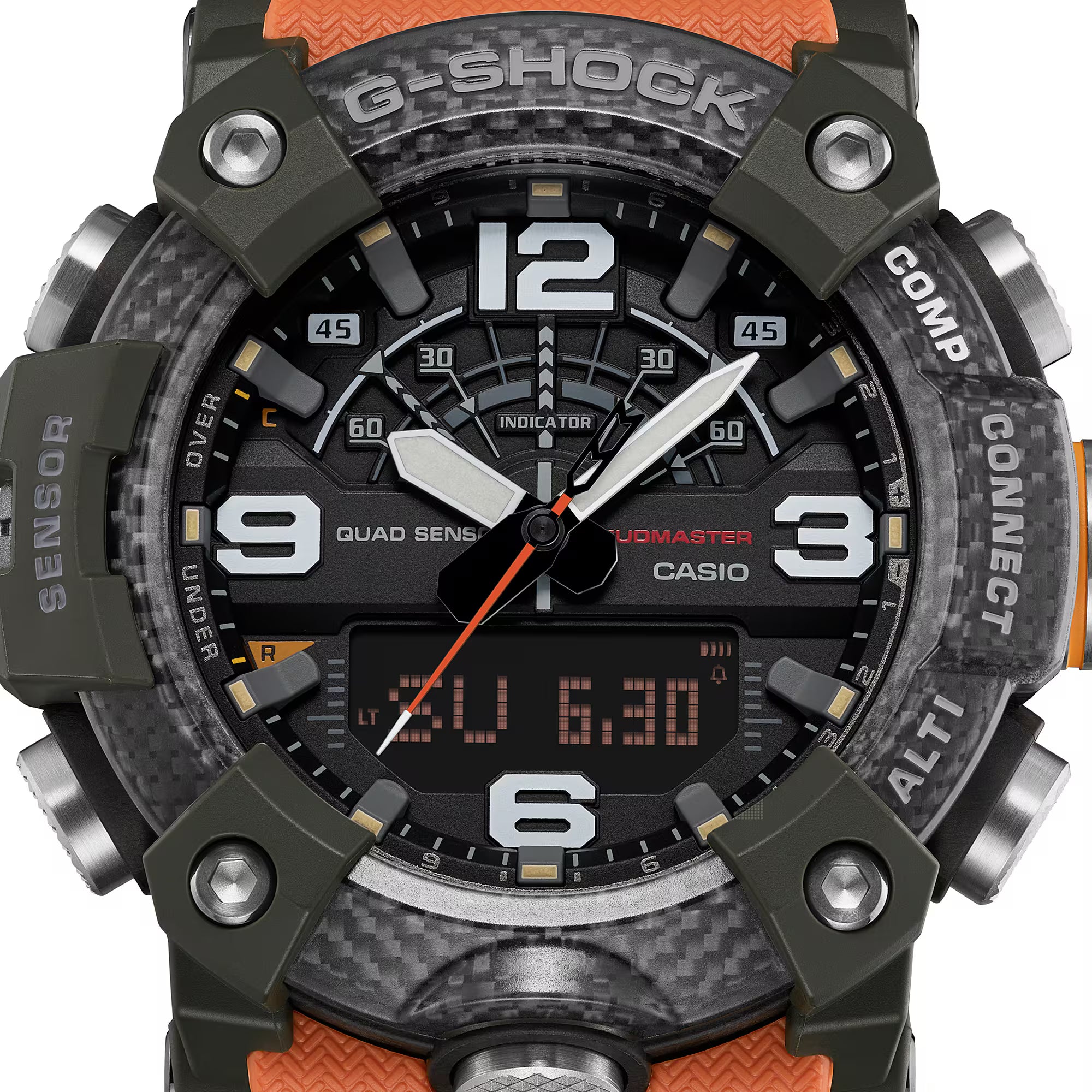 G-Shock Master Of G Mudmaster Orange Rubber Band Watch GGB100X-1A9