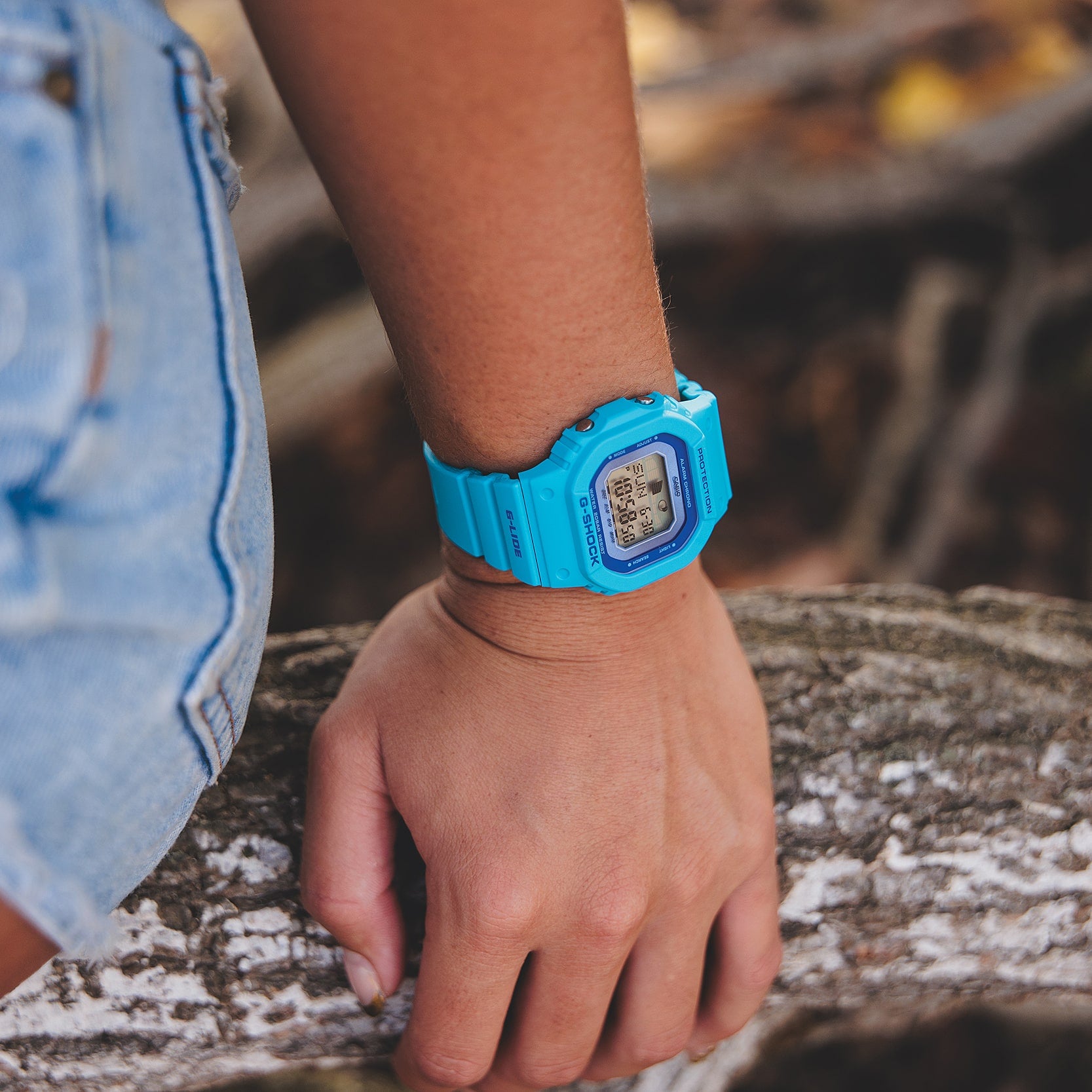 G-Shock G-lide Blue Resin Band Watch GLXS5610-2D