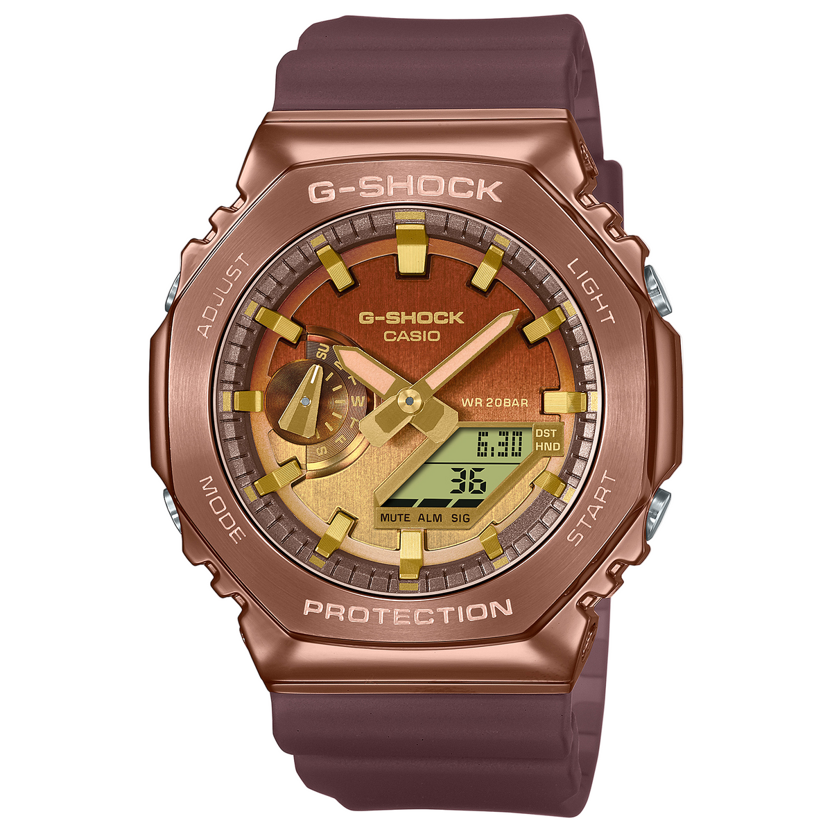G-Shock G-Steel Brown Stainless Steel Watch GM2100CL-5A