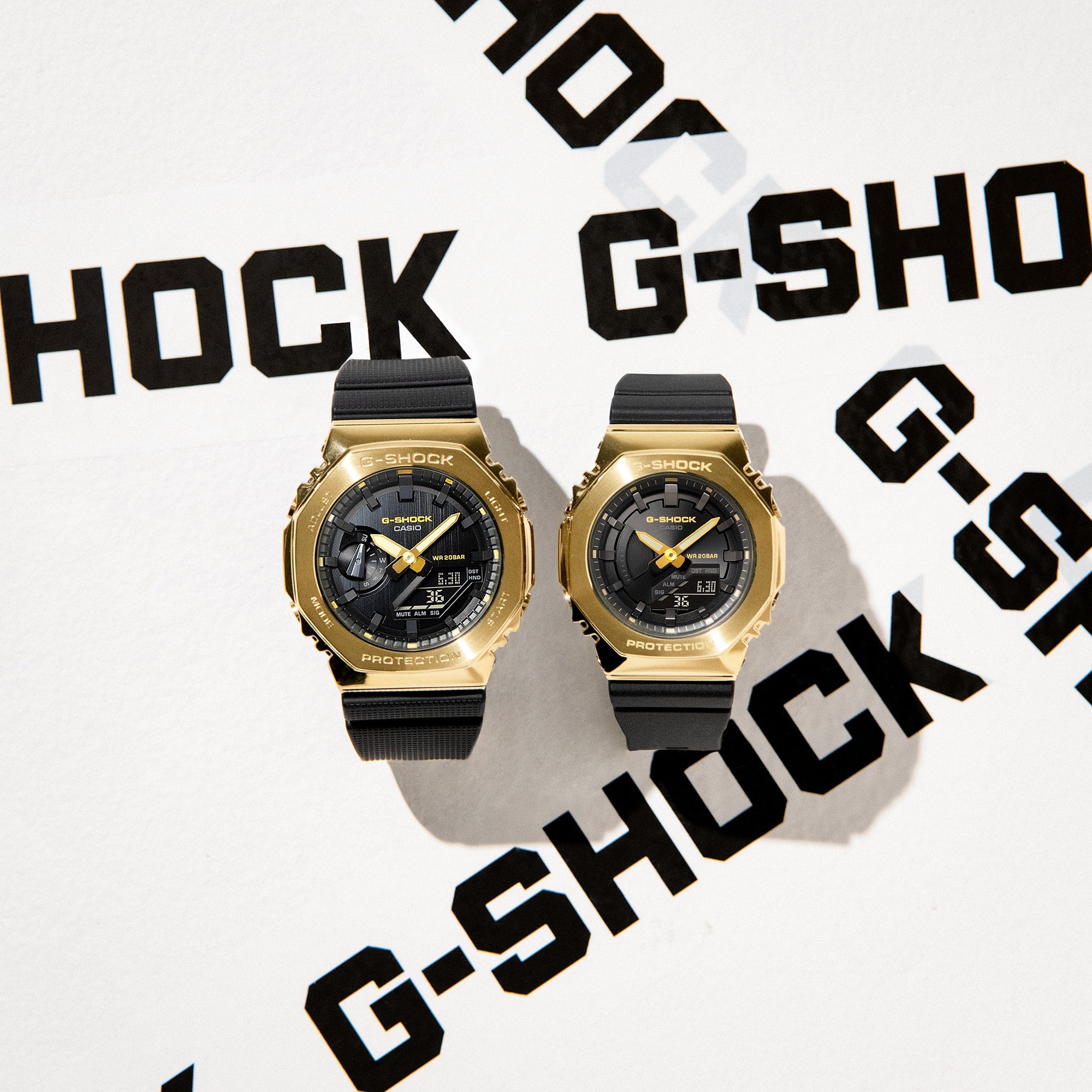 G-Shock Digital Black Resin Band Watch GMS2100GB-1A