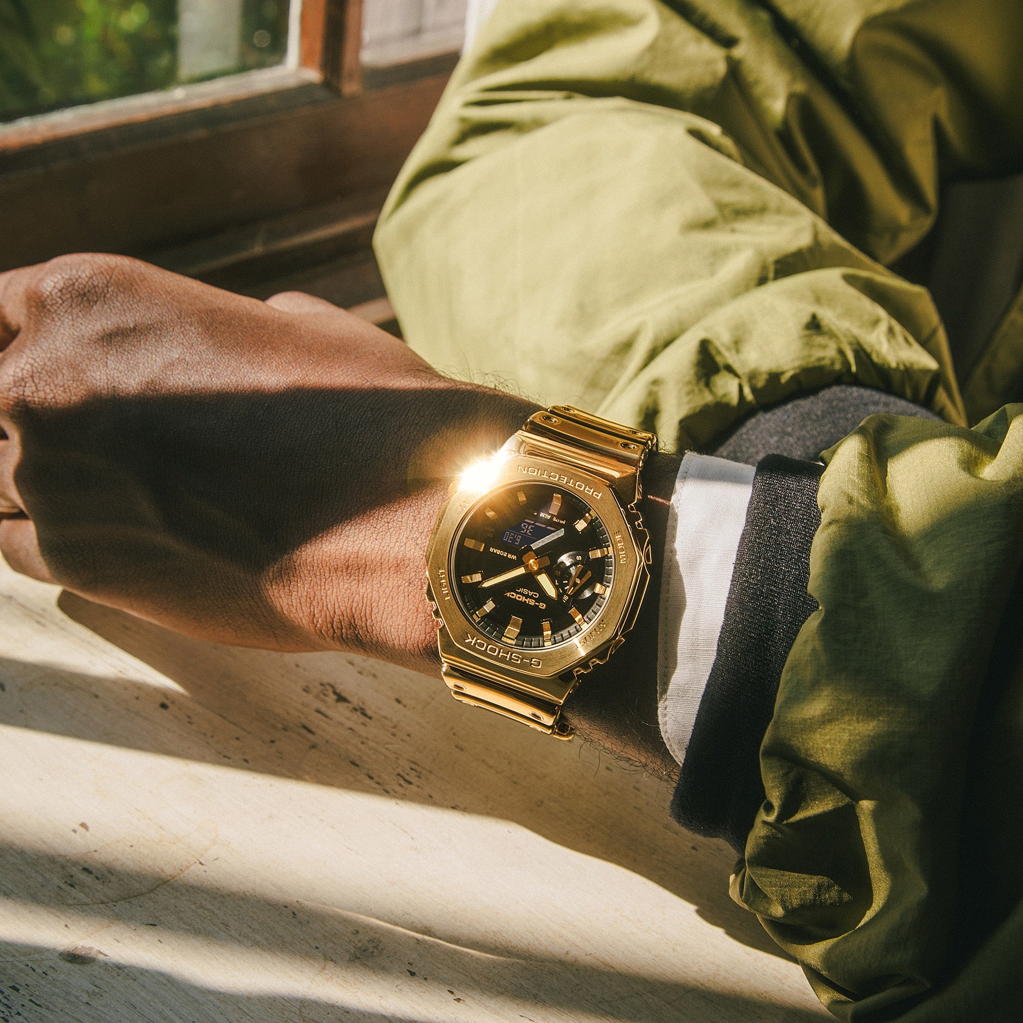 G Shock GM2100YMG9A Gold Fine Metallic Watch