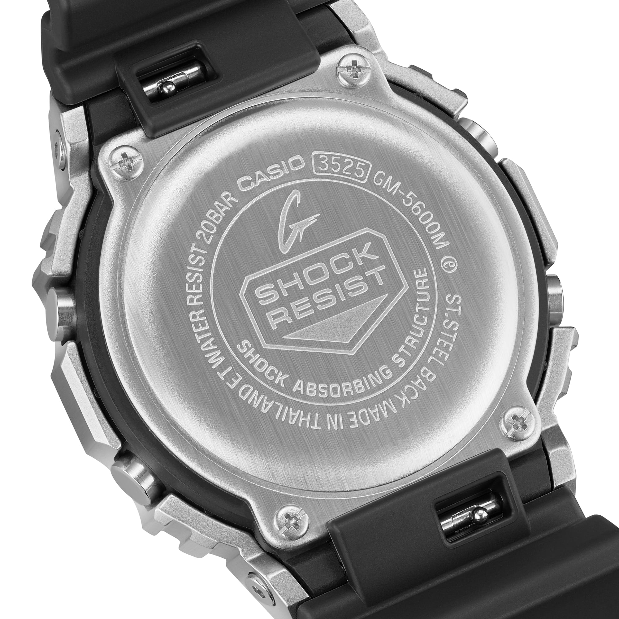 G-Shock Digital Modern Industrial Black Resin Band Watch GM5600M-1D