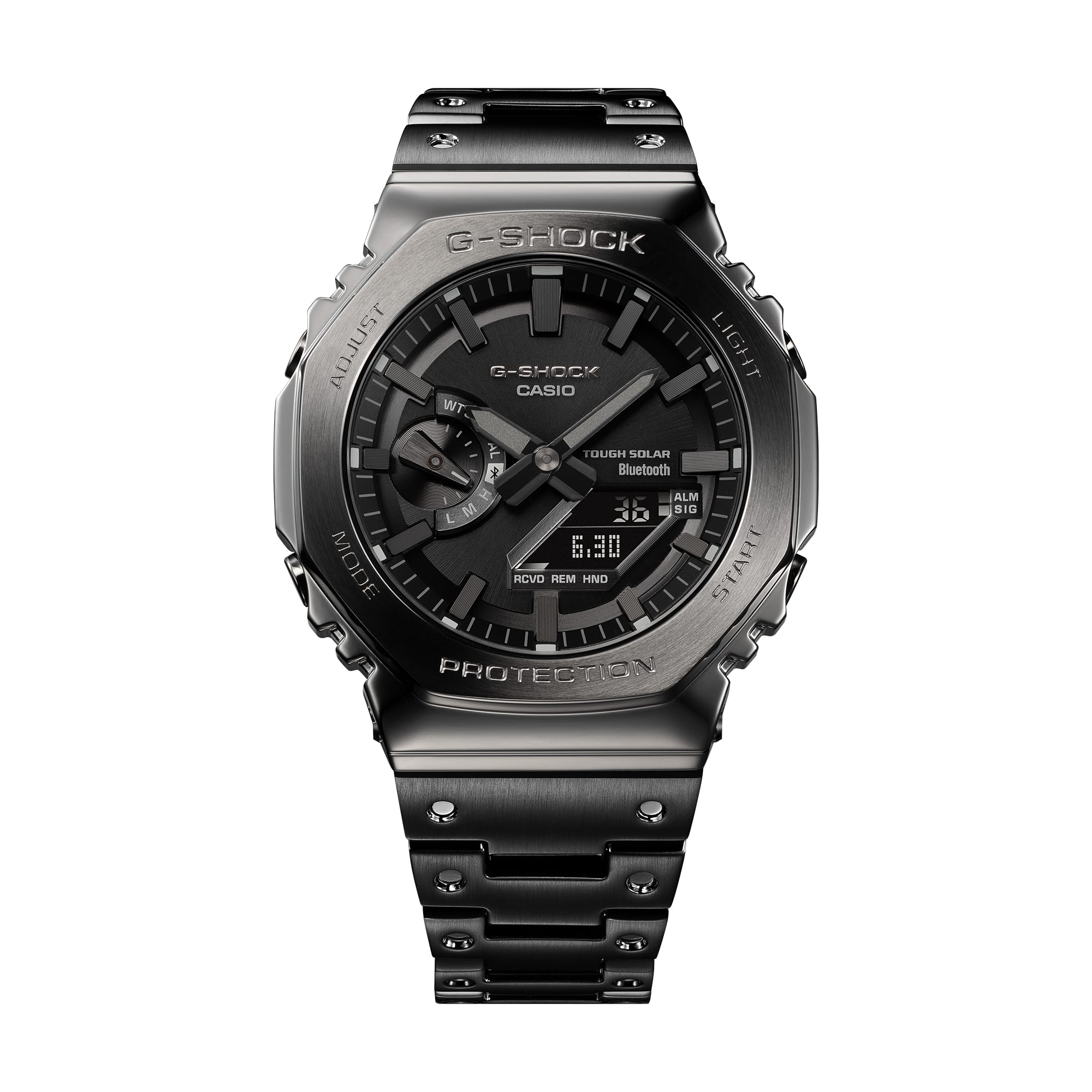 G-Shock Full Metal Black Dial Stainless Steel Watch GMCB2100BT-1A