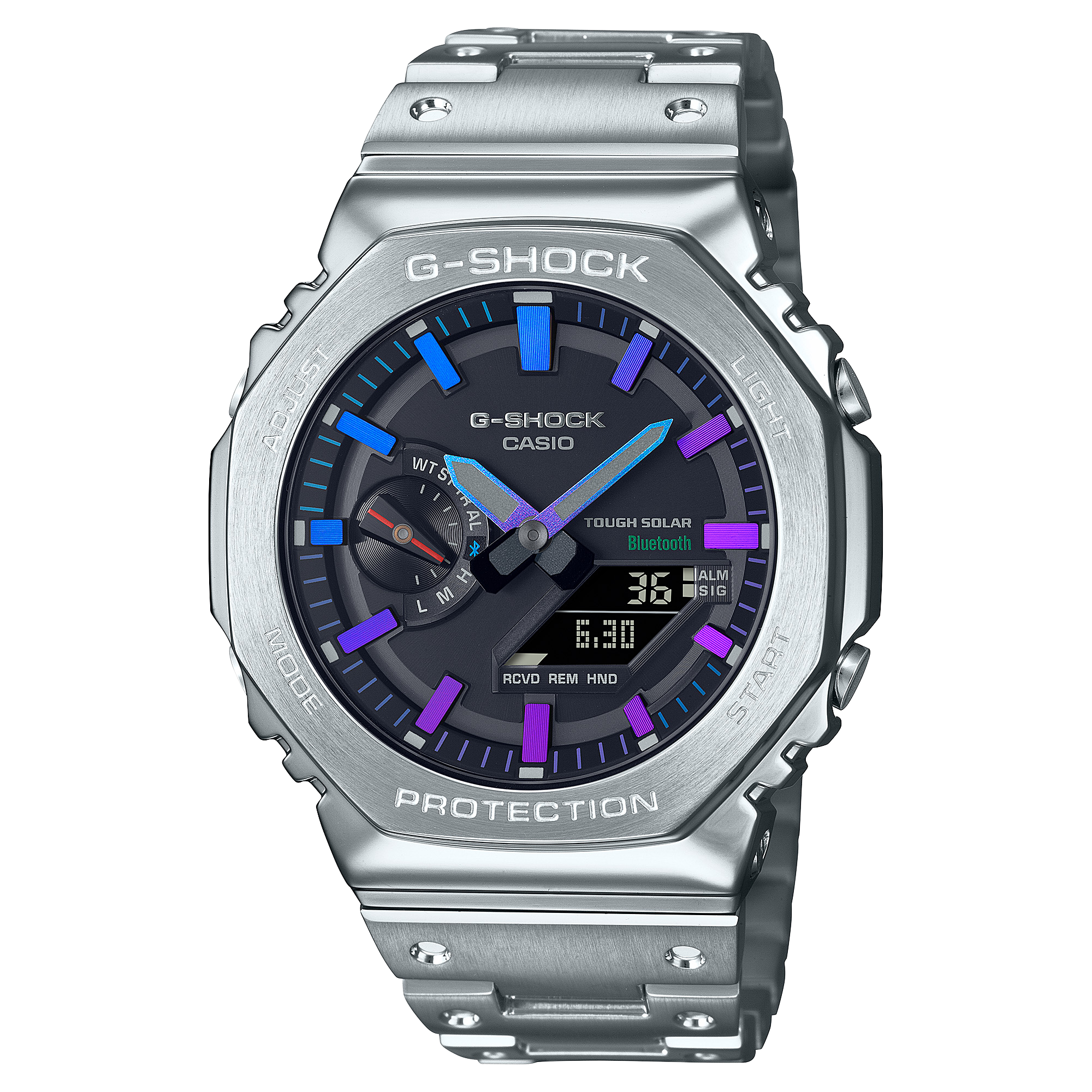 G-Shock Full Metal DUO Polychromatic Black Dial Watch GMB2100PC-1A