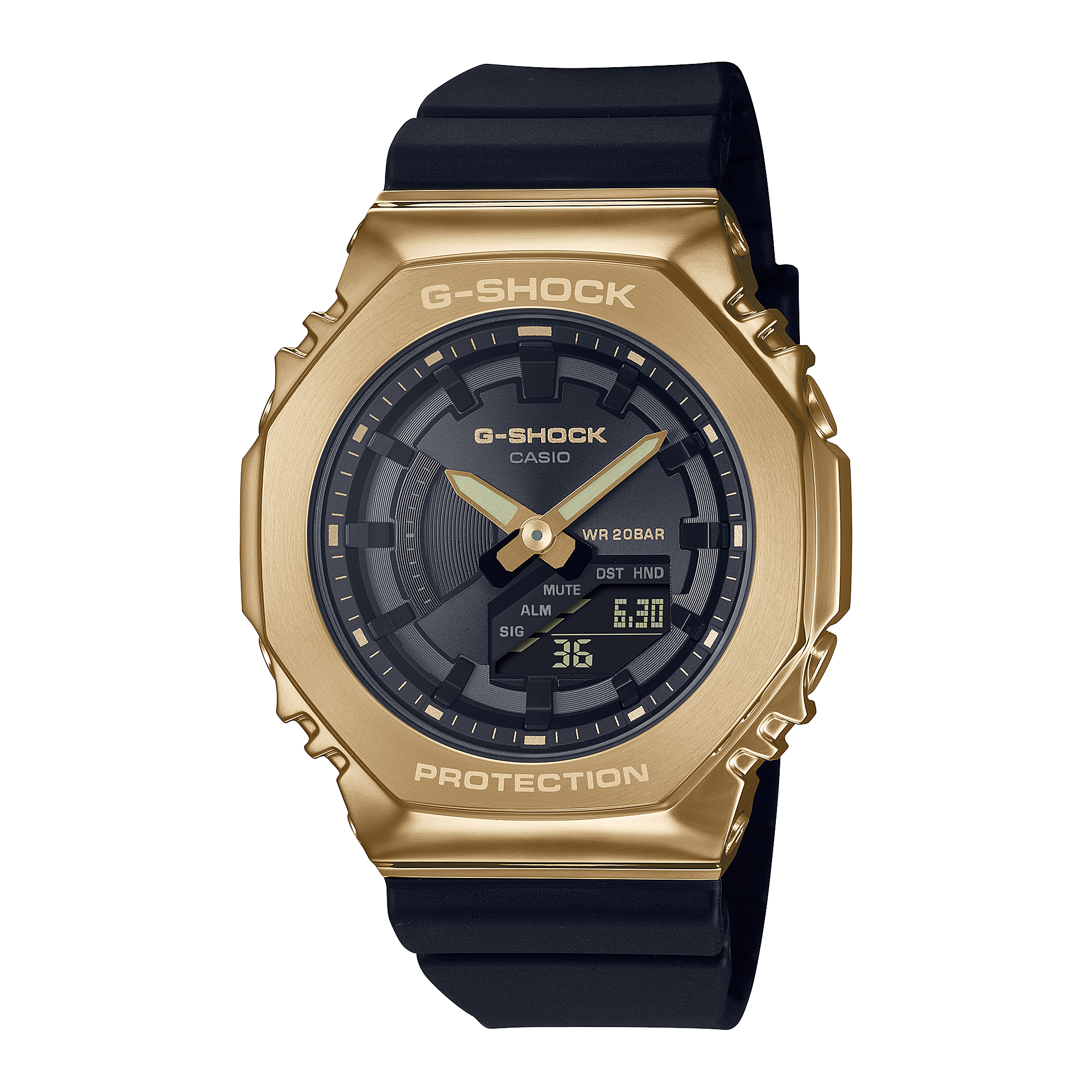 G-Shock Digital Black Resin Band Watch GMS2100GB-1A