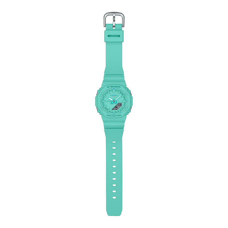 G-Shock Turquoise Resin Band Turquoise Dial Watch GMAP2100-2A