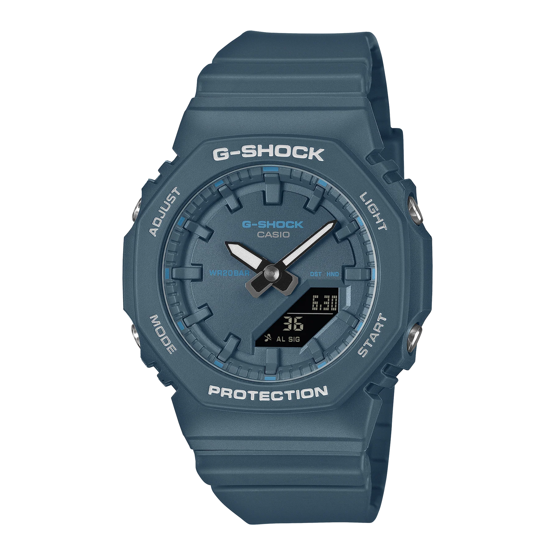 G-Shock Slim CasiOak Digital Navy Blue Watch GMAP2100BA-2A