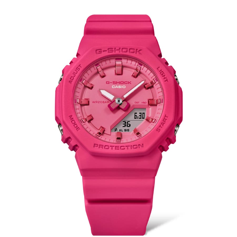 G-Shock Analog Digital Pink Resin Band Watch GMAP2100PP-4A