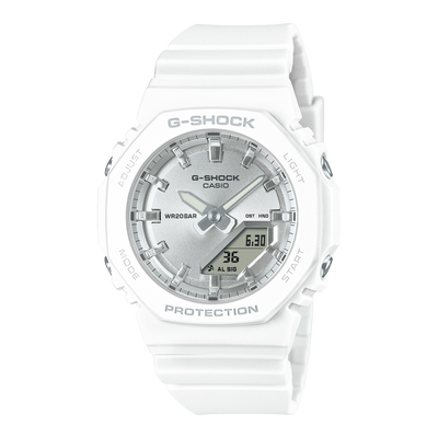 G-Shock Analog Digital White Resin Band Watch GMA-P2100VA-7A