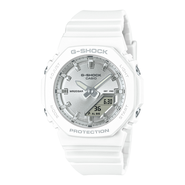 G-Shock Analog Digital White Resin Band Watch GMA-P2100VA-7A