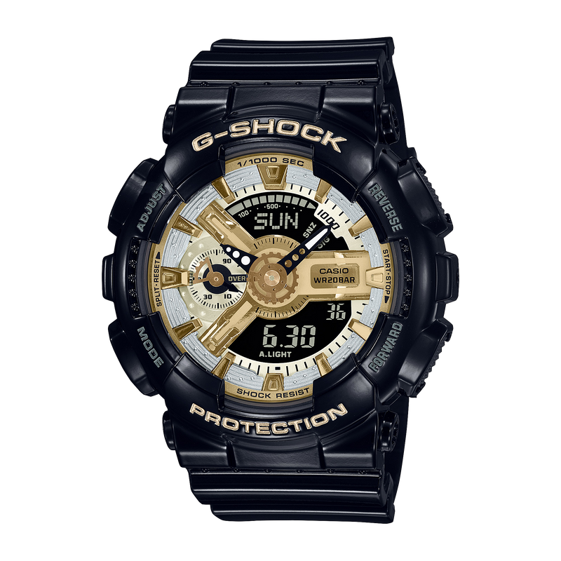 G-Shock Digital Black Resin Band Watch GMAS110GB-1A