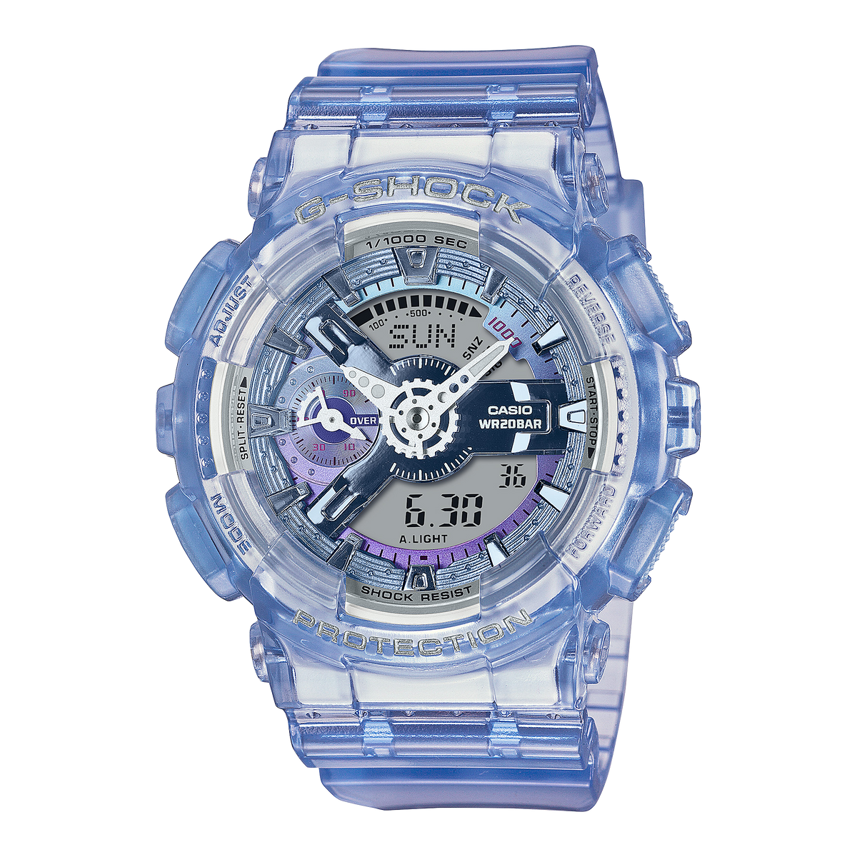 G-Shock Analog Digital Mid DUO Virtual World Resin Band Watch GMAS110VW-6A
