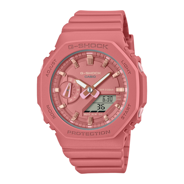 G-Shock Digital Pink Resin Band Watch GMAS2100-4A2