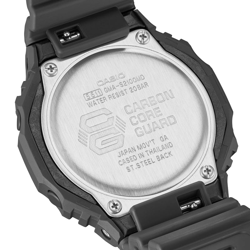 G-Shock Analog Digital DUO Mid Black Resin Band Watch GMAS2100MD-1A