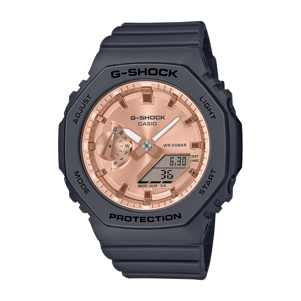 G-Shock Analog Digital DUO Mid Black Resin Band Watch GMAS2100MD-1A