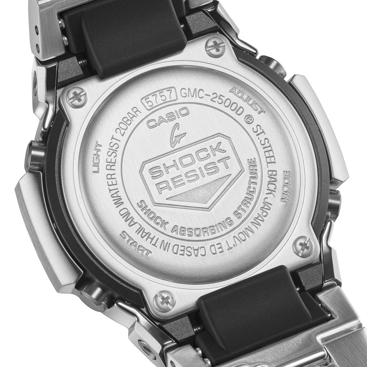 G-Shock 2500 Series Black GMC2500D-1A analogue watch, product shot
