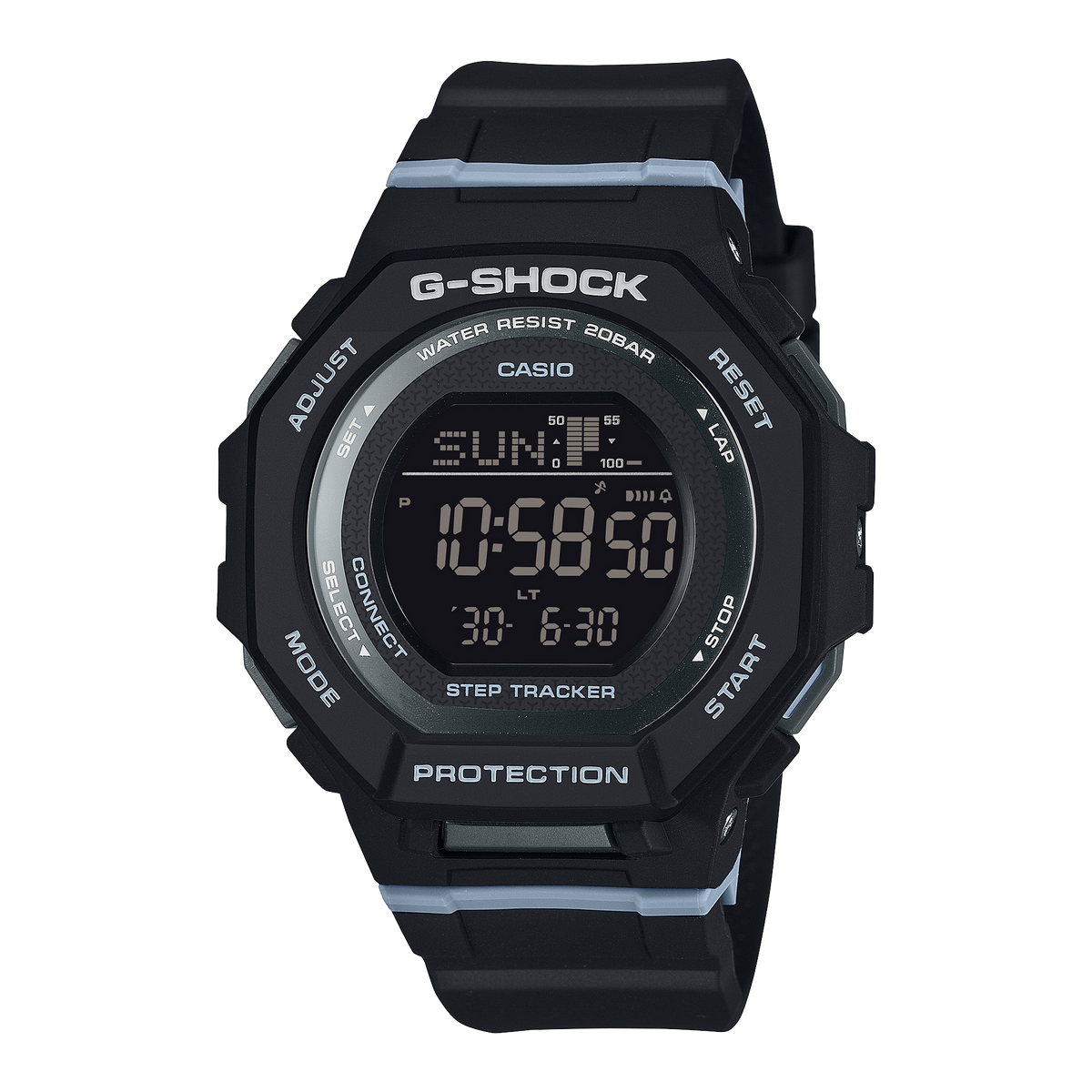 G-Shock G-Squad Black Resin Band Watch GMDB300-1D
