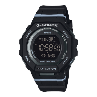 G-Shock G-Squad Black Resin Band Watch GMDB300-1D