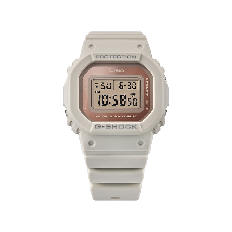 G-Shock White Resin Band Womens Watch GMDS5600-8D