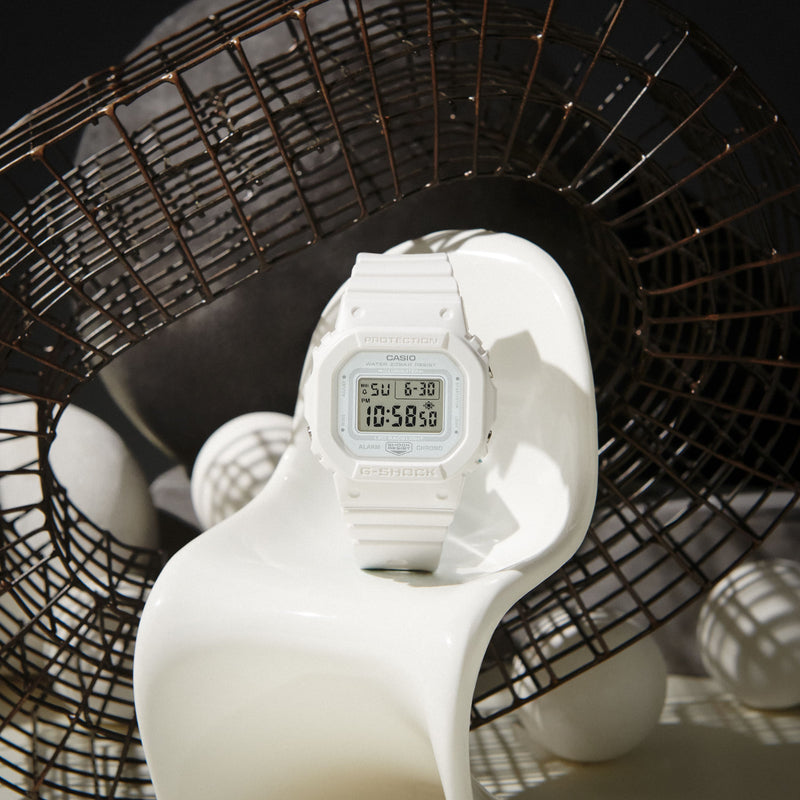 G-Shock Mid Digital White Resin Band Watch GMDS5600BA-7D