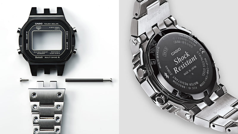 G-Shock Full Metal 5000 Series Stainless Steel Watch GMWB5000D-1C